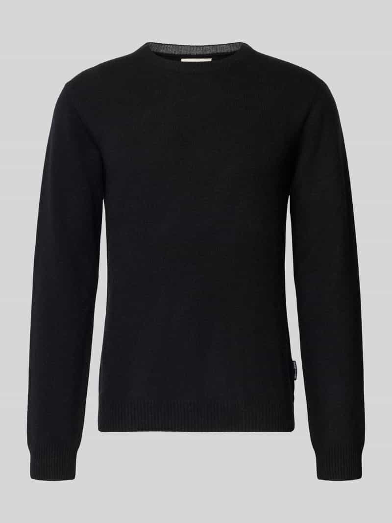 casual friday Gebreide pullover van wolmix model 'KARL'
