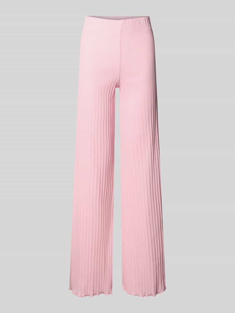 OH APRIL Flared stoffen broek met elastische band model 'Eira'
