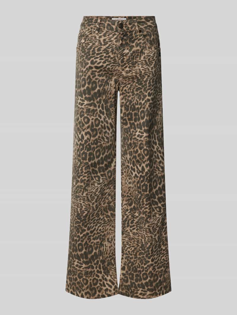 Gang Stoffen broek met 5-pocketmodel model 'Carlotta'