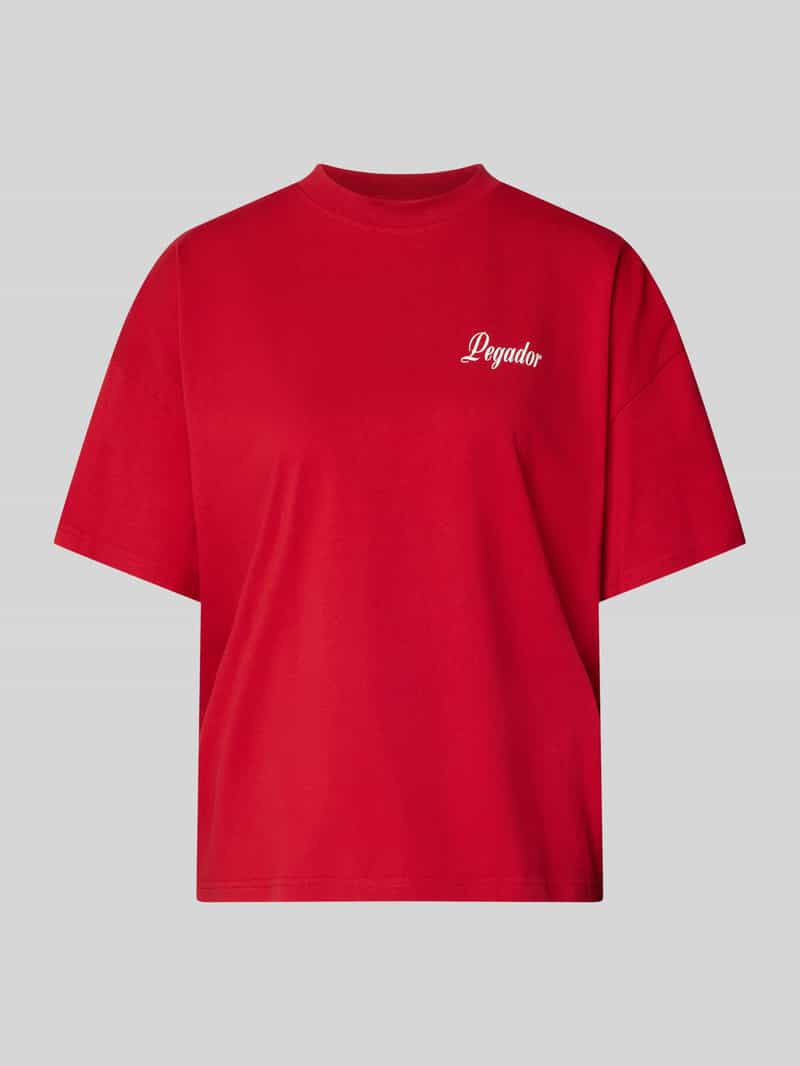 Oversized T-shirt met labelprint model 'RAUMA'