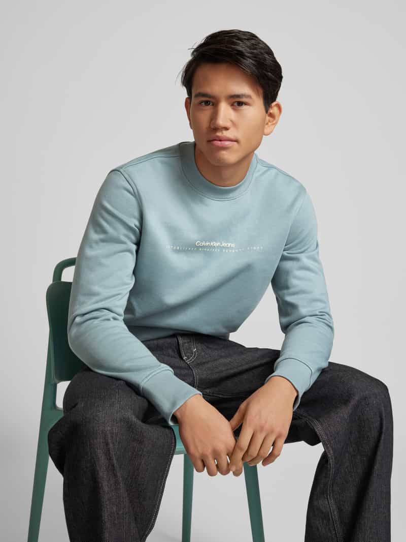 Calvin Klein Jeans Sweatshirt met labelprint