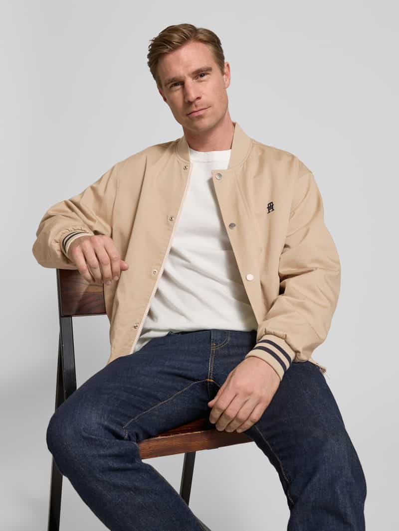 Tommy Hilfiger Bomberjack met ribboorden