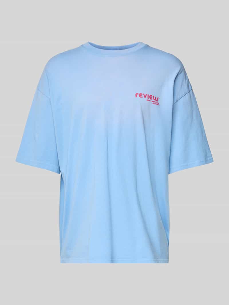 T-shirt met labelprint