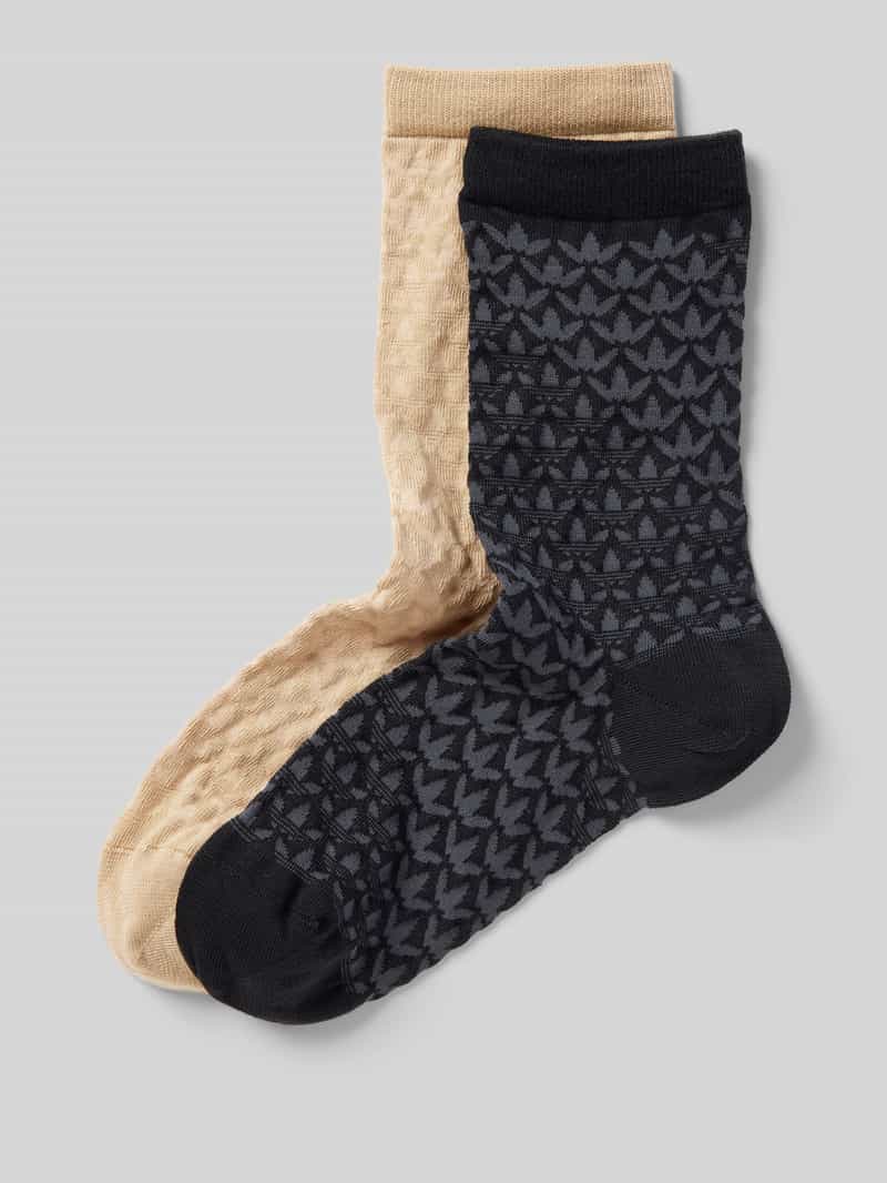 adidas Originals Sokken met elastische ribboordjes in een set van 2 paar