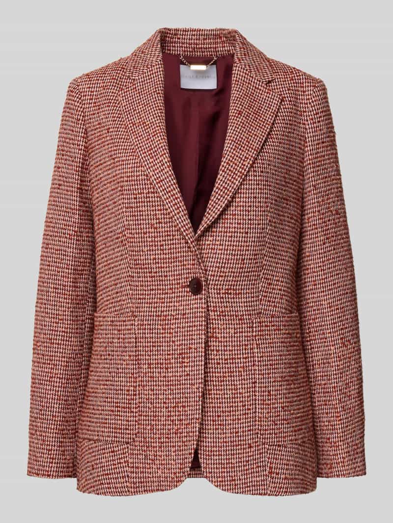Rich & Royal Regular fit blazer met reverskraag
