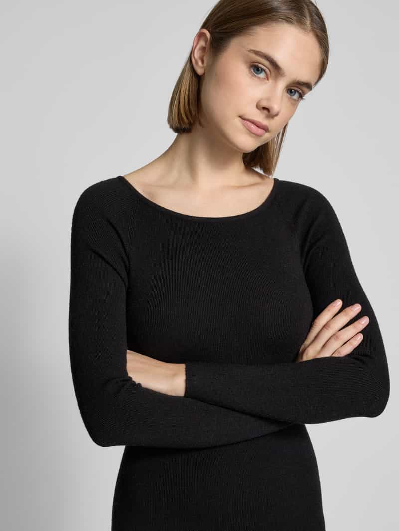 Review Mini-jurk met boothals