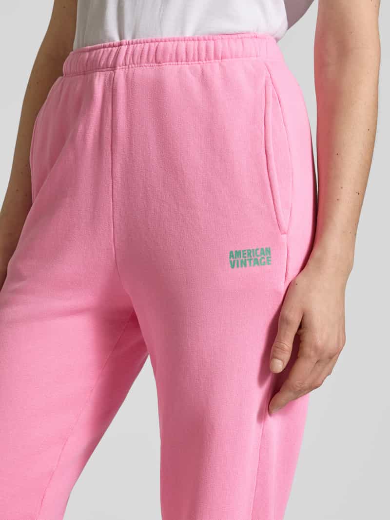 American vintage Loose fit sweatpants met zijzakken model 'ZUBIRD'