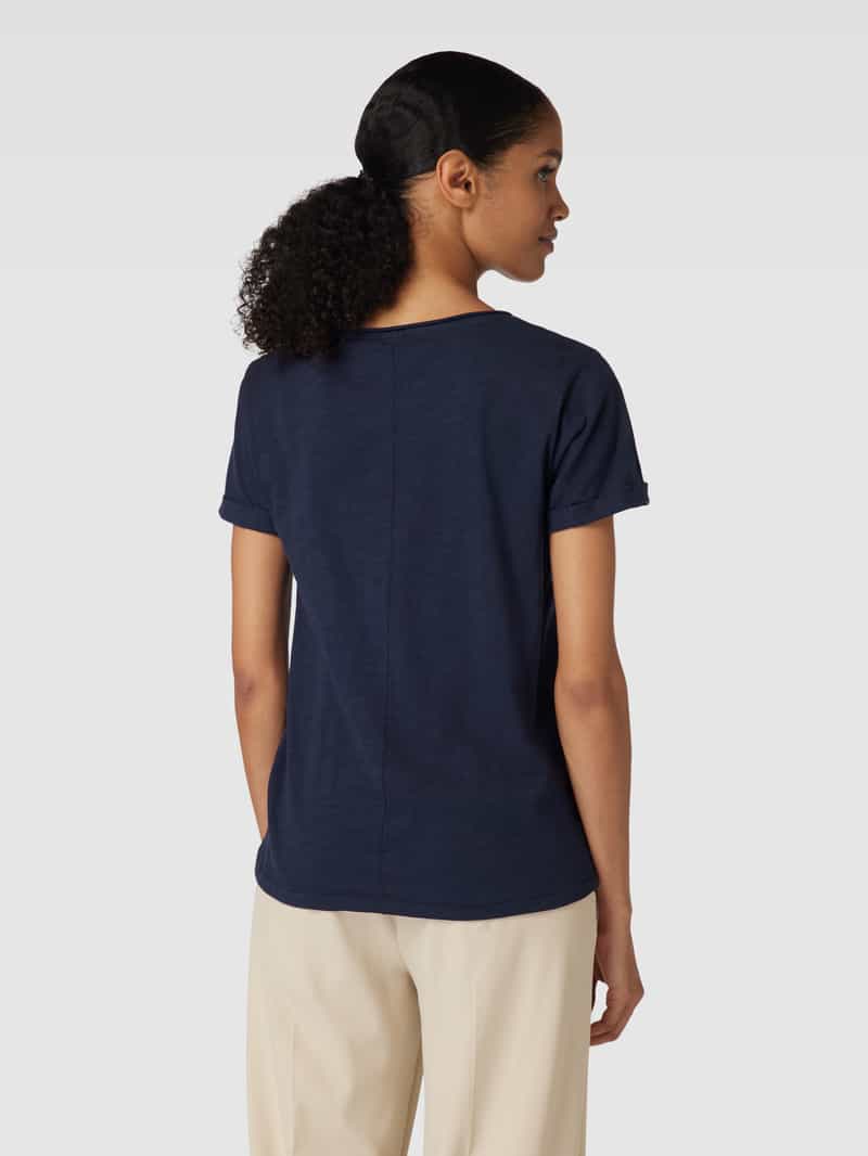 T-shirt met V-hals, model 'Babette' Soyaconcept