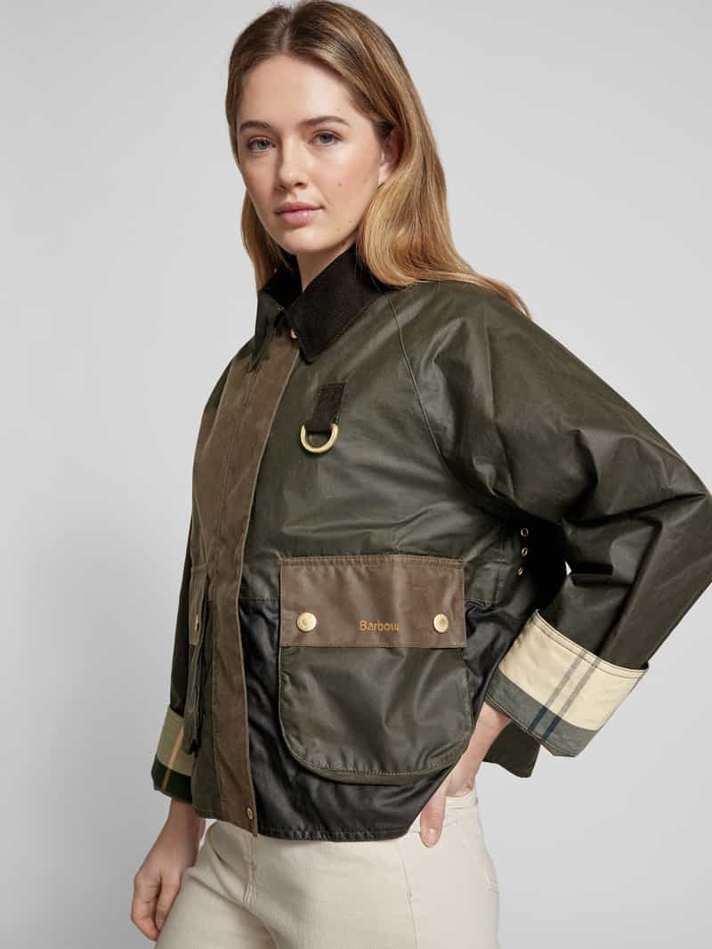 Barbour Jack met platte kraag model 'ALMA'