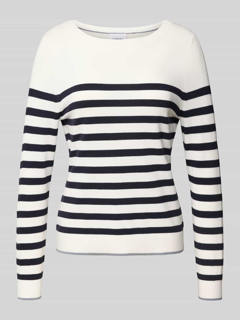 comma Gebreide pullover met ronde hals