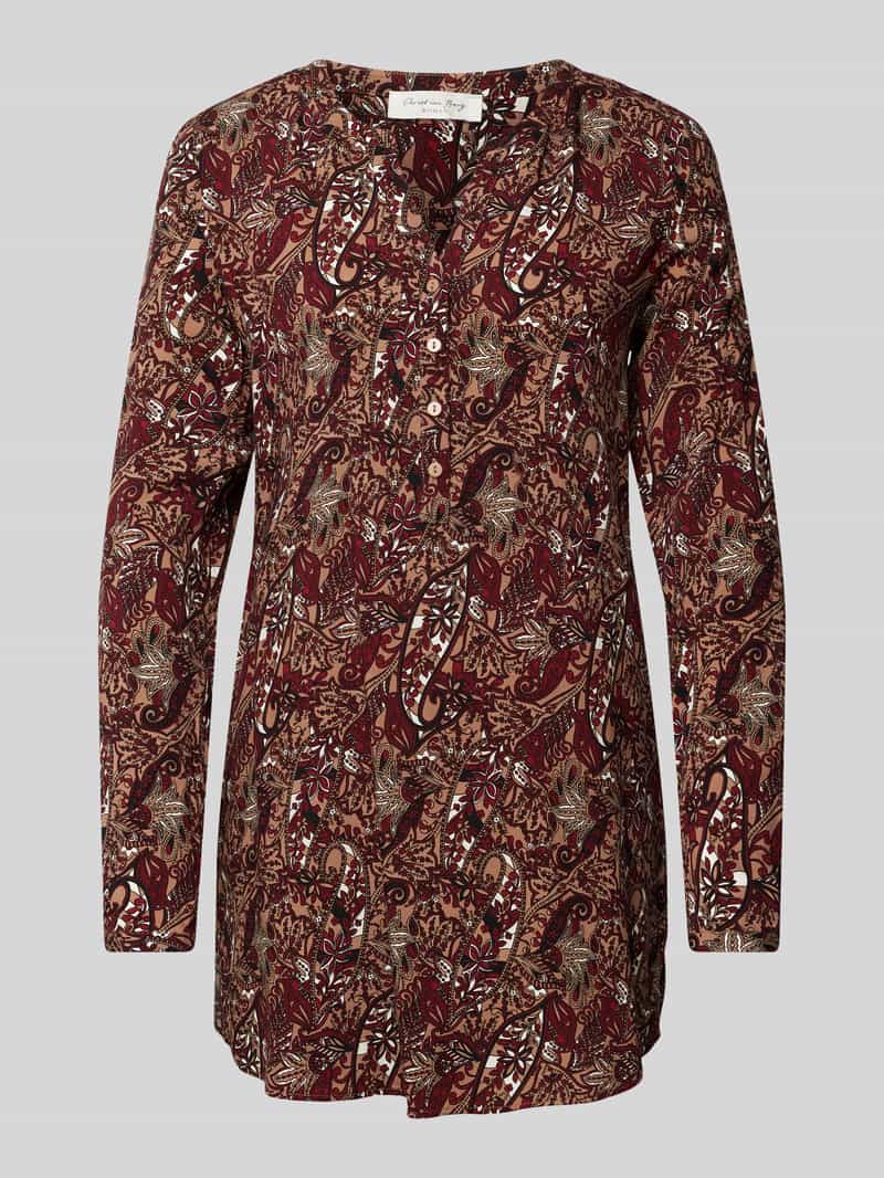 Christian Berg Woman Blouse van viscose met knoopsluiting