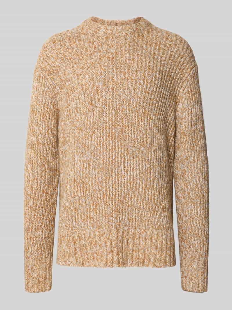 Selected Homme Relaxed fit wollen pullover met extra brede schouders model 'CHICAGO'