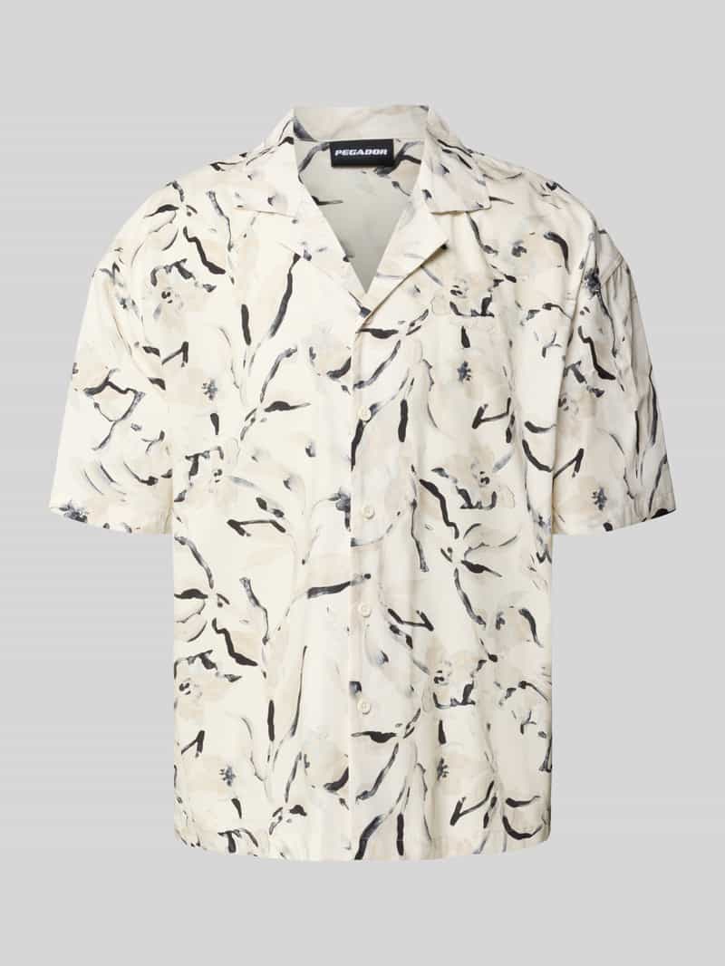 Pegador Relaxed fit vrijetijdsoverhemd met labelstitching model 'Novo'