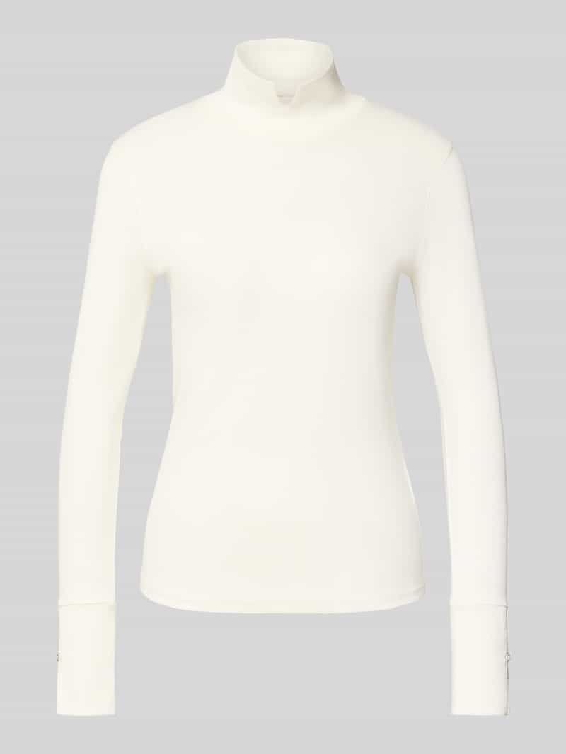 Marc Cain Shirt met lange mouwen en opstaande kraag