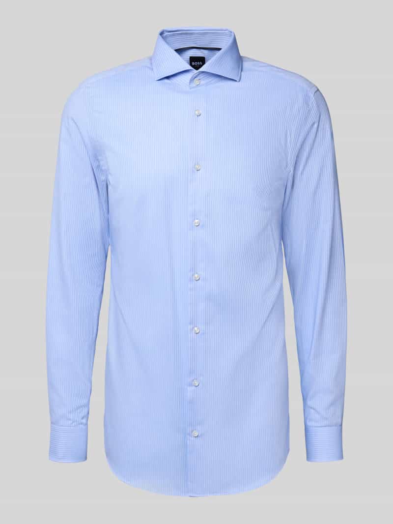 Boss Slim fit zakelijk overhemd met extra lange mouwen