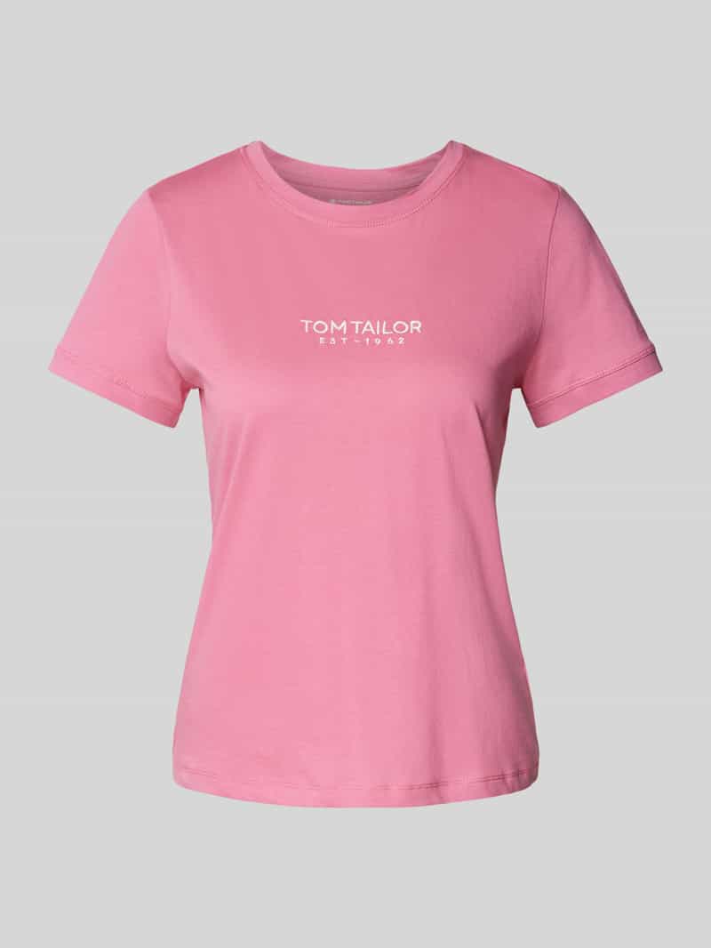 Tom Tailor Regular fit T-shirt van puur katoen