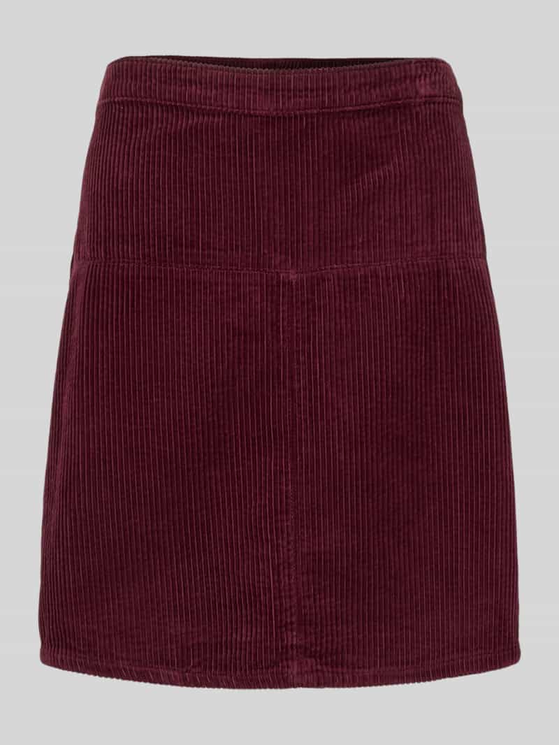 Christian Berg Woman Corduroy rok met deelnaad
