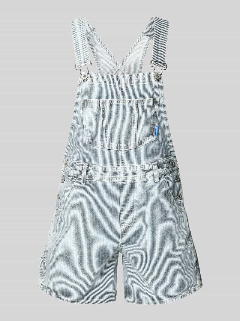 OTTO HUGO Blue Tuinbroek Gaisha_B met loop-detail