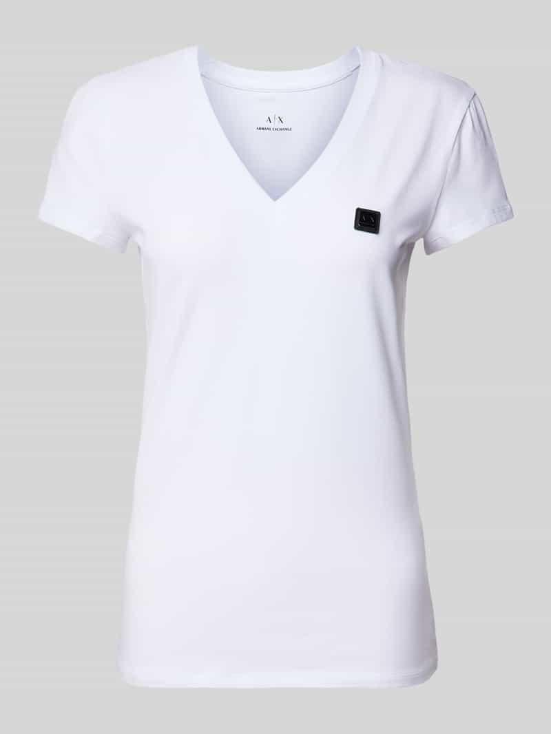 Armani Exchange T-shirt met V-hals