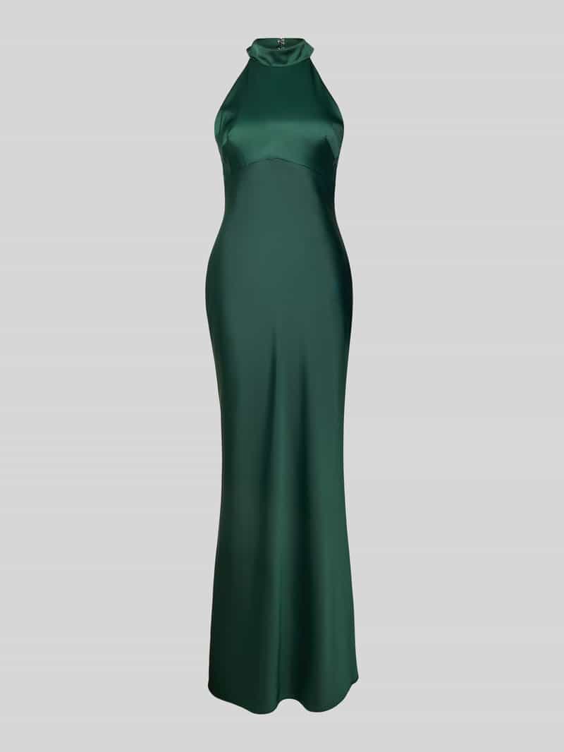 Laona Slim fit avondjurk met halter