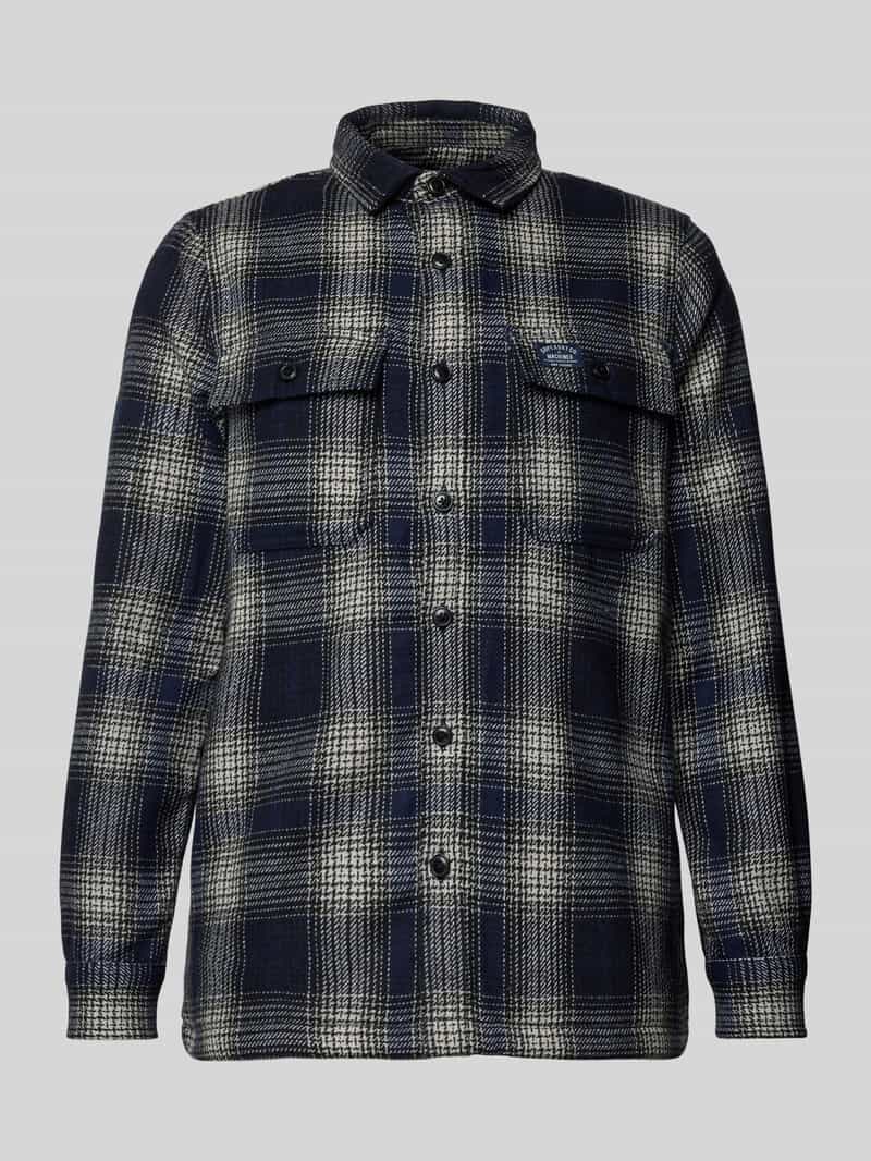 Superdry Regular fit overhemdjack met kentkraag model 'Miller'