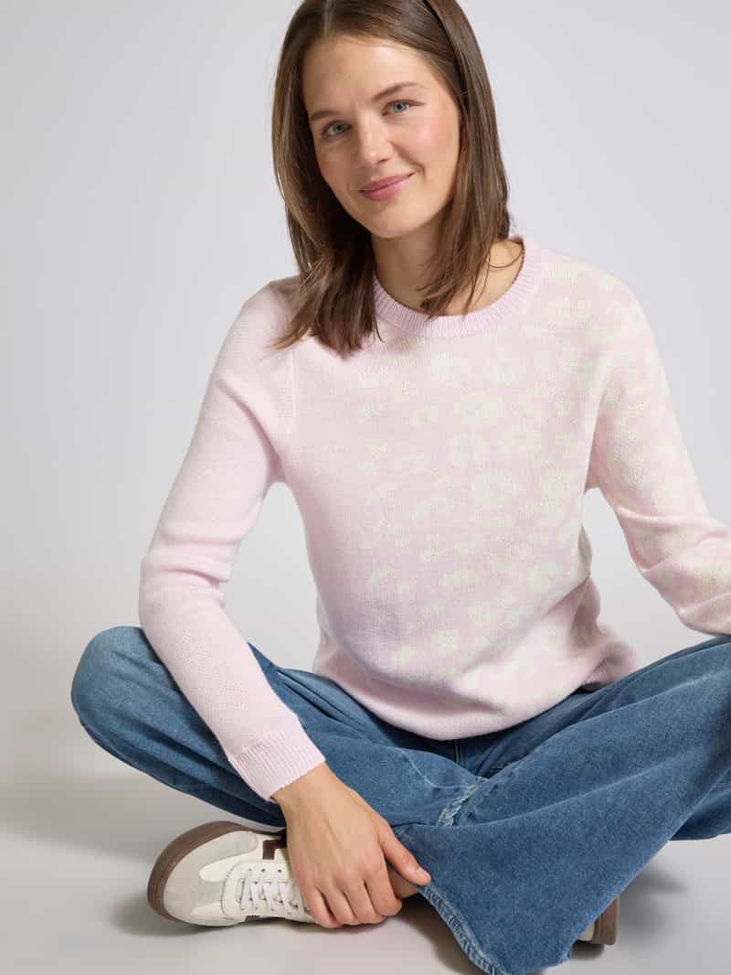 Vila Gebreide pullover met ribboorden model 'LELEO'