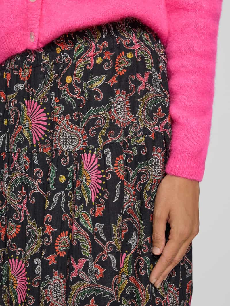 LOLLYS LAUNDRY Midirok in laagjeslook model 'Morning'