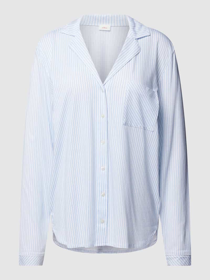 s.Oliver RED LABEL Pyjamabovendeel met streepmotief model 'Everyday'