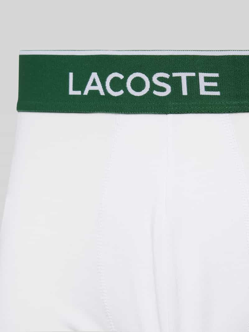 Lacoste Boxershort met elastische band met label in een set van 3 stuks