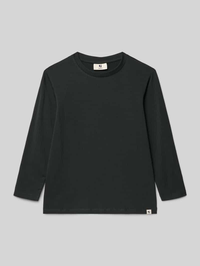 Garcia Shirt met lange mouwen en labeldetail