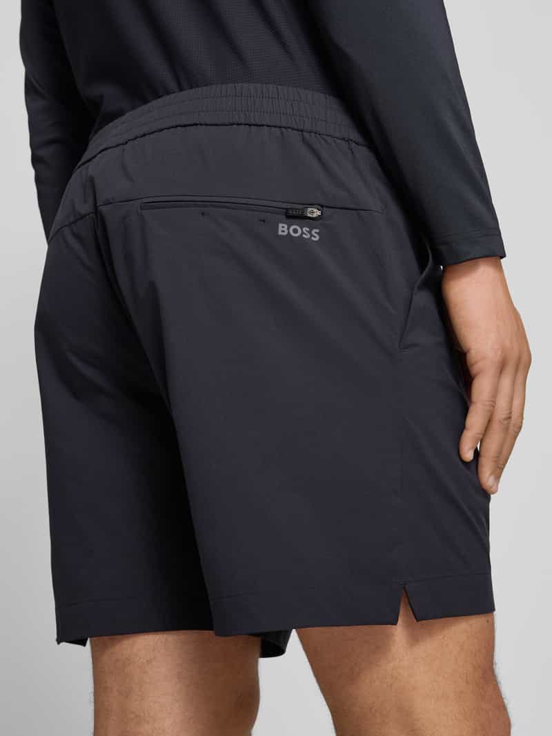 BOSS Green Korte regular fit broek met achterzak model 'Crossover4'