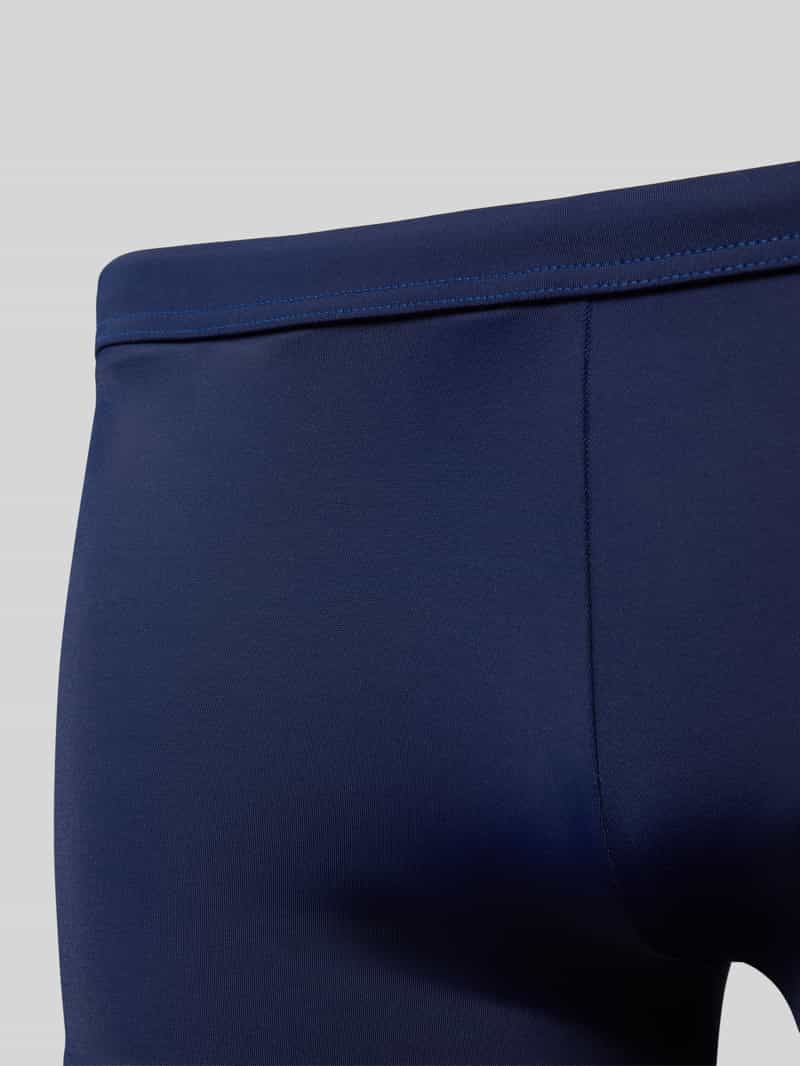 HOM Slim fit zwembroek met labelpatch model 'SEA LIFE'