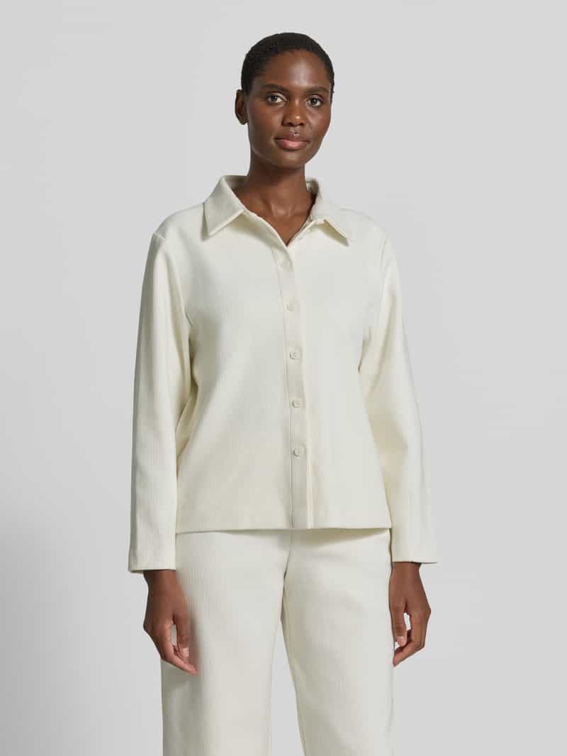 Christian Berg Woman Regular fit corduroverhemd met knoopsluiting