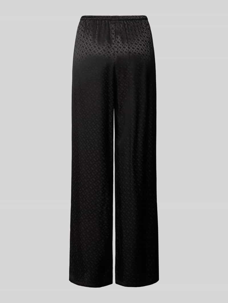 Boss Regular fit pyjamabroek van zuivere viscose met all-over logoprint