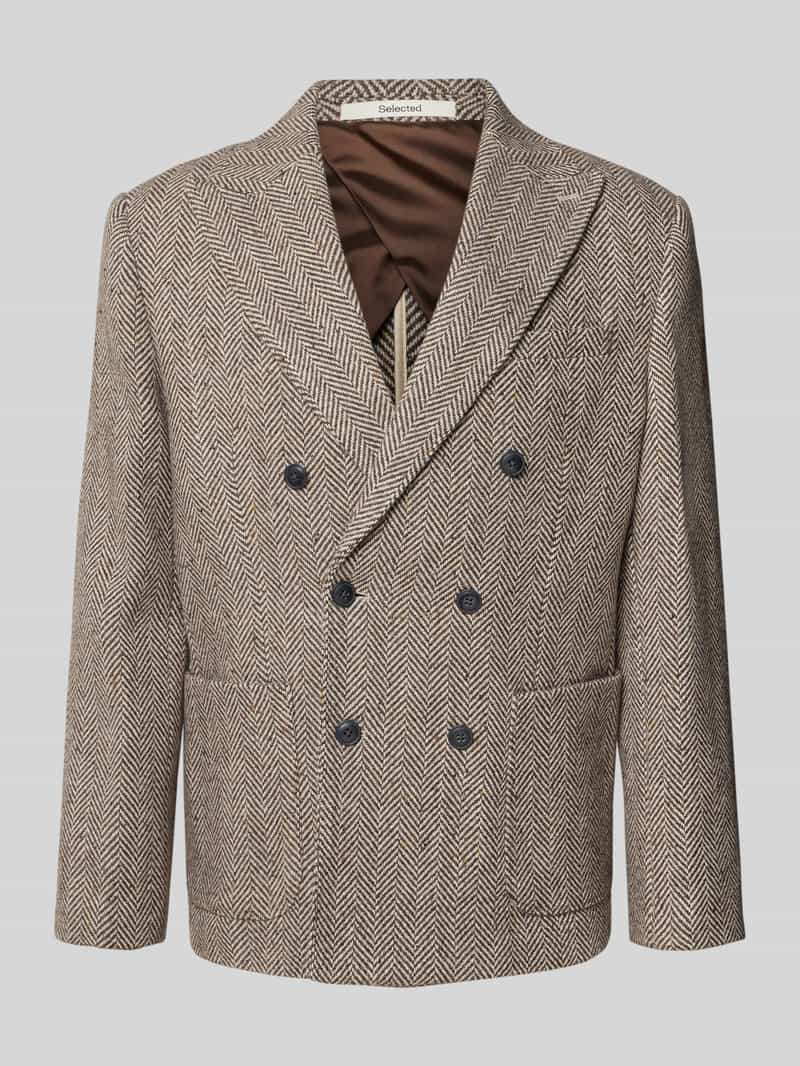 Selected Homme Regular fit colbert van wolmix model 'MORRIS'