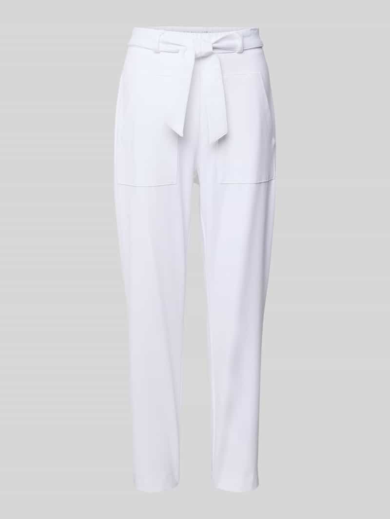 RAFFAELLO ROSSI Regular fit stoffen broek met verkort model 'IRA'