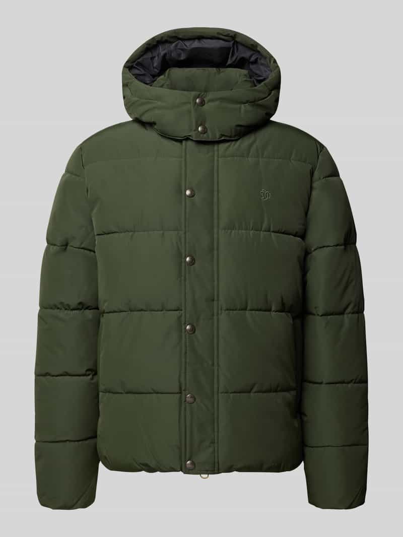 Superdry Gewatteerd jack met capuchon en ritssluiting