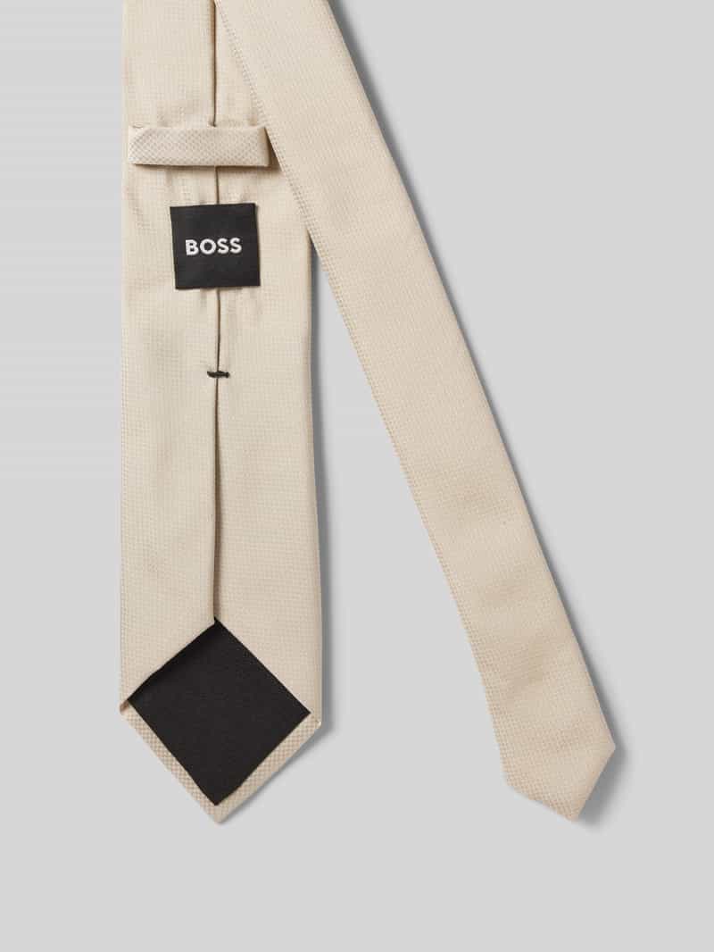 Boss Stropdas met labeldetail
