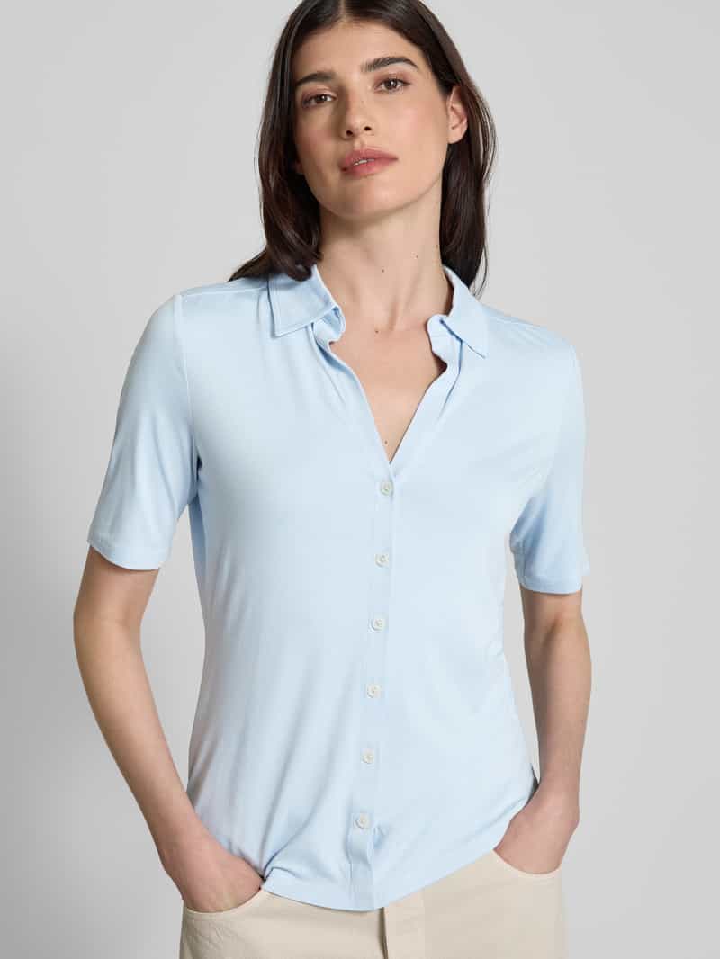 Marc O'Polo Regular fit jersey met korte mouwen in een viscosemix