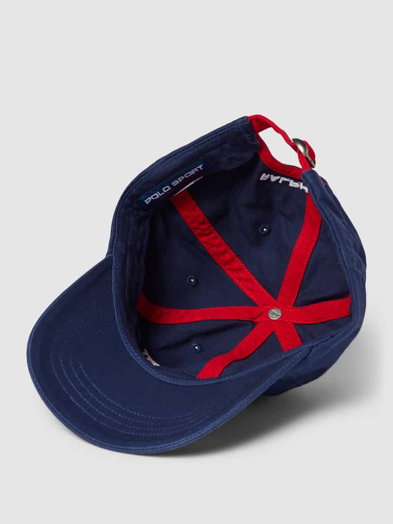 Polo Sport Baseballpet met labelstitching