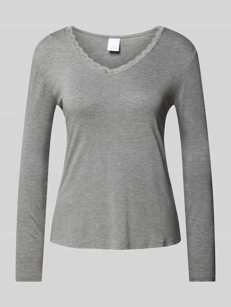 CCDK Copenhagen Shirt met lange mouwen en kant model 'Jordan'