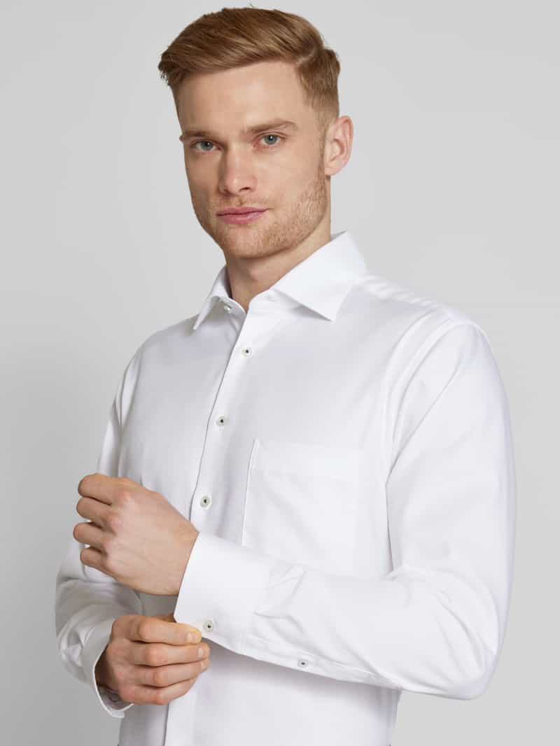 Eterna Modern fit zakelijk overhemd met kentkraag