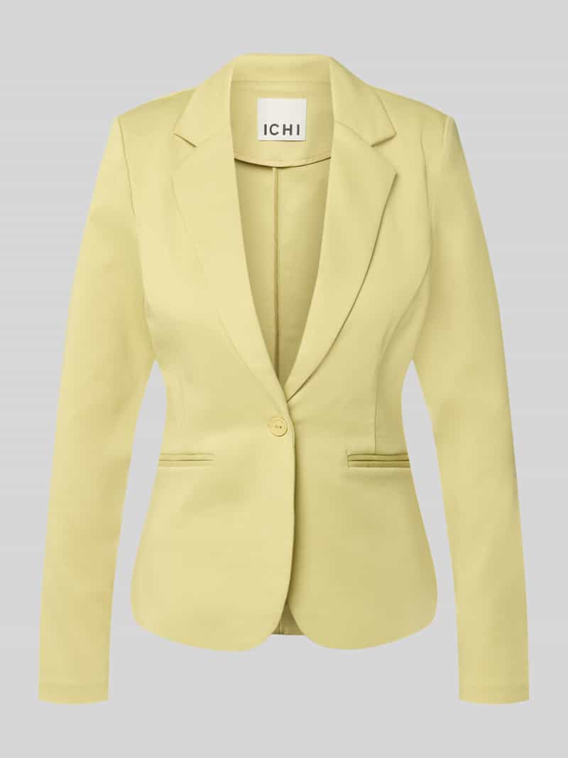 Ichi Slim fit blazer met paspelzakken model 'KATE'