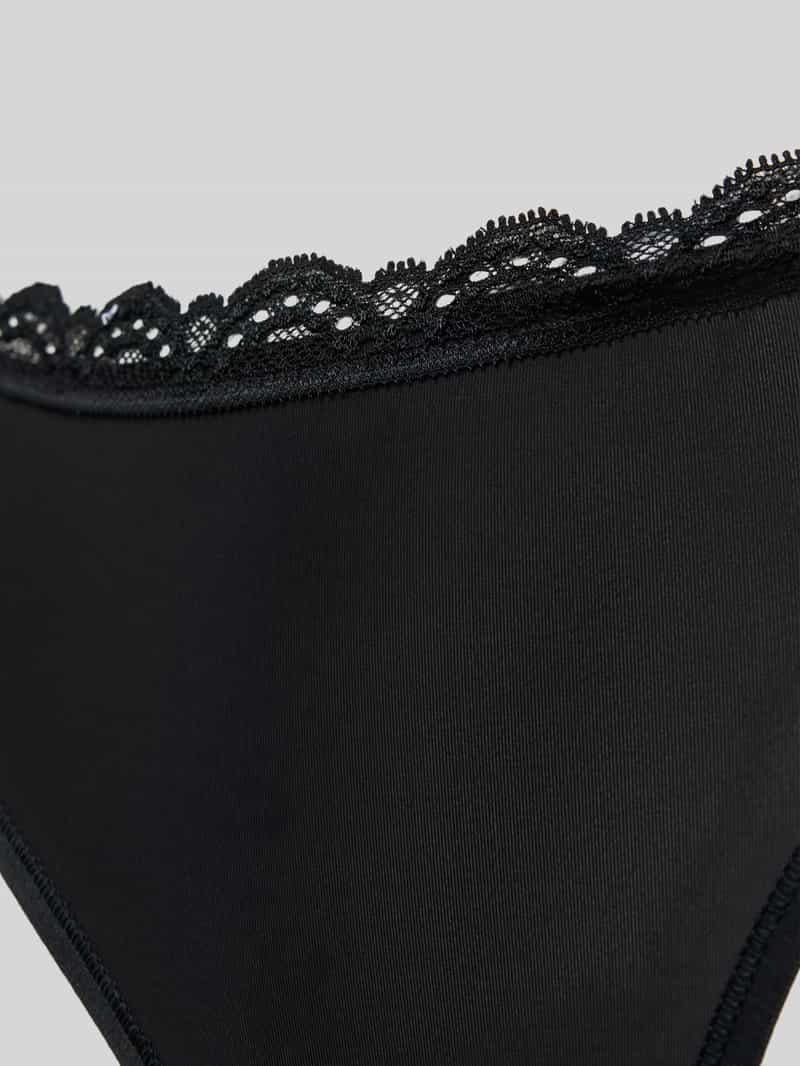 Calvin Klein Underwear String met kantgarnering