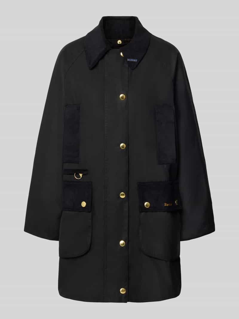 Barbour Regular fit functioneel jack van puur gewaxte katoen