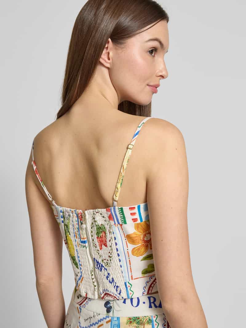 Forever New Linnen top met vierkante hals model 'Francine'