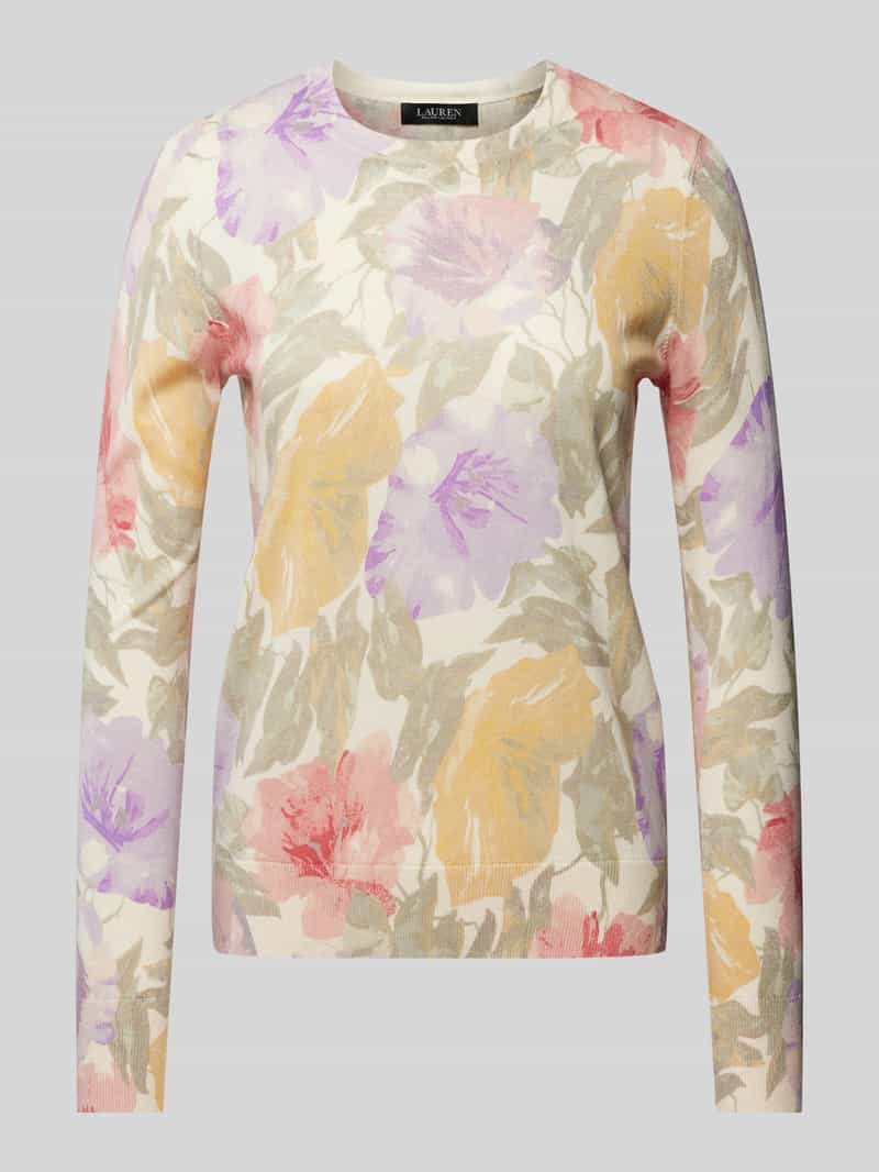 Lauren Ralph Lauren Shirt met lange mouwen en all-over bloemenprint, model 'SHAVONNE'