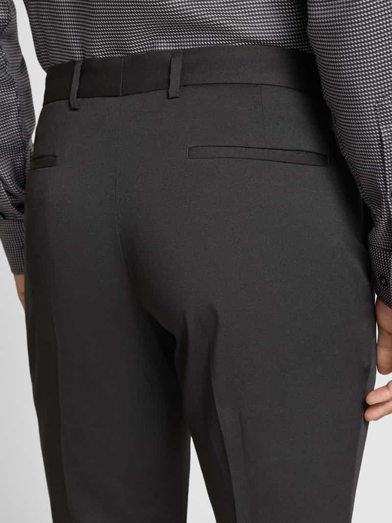 s.Oliver BLACK LABEL Slim fit pantalon met persplooien