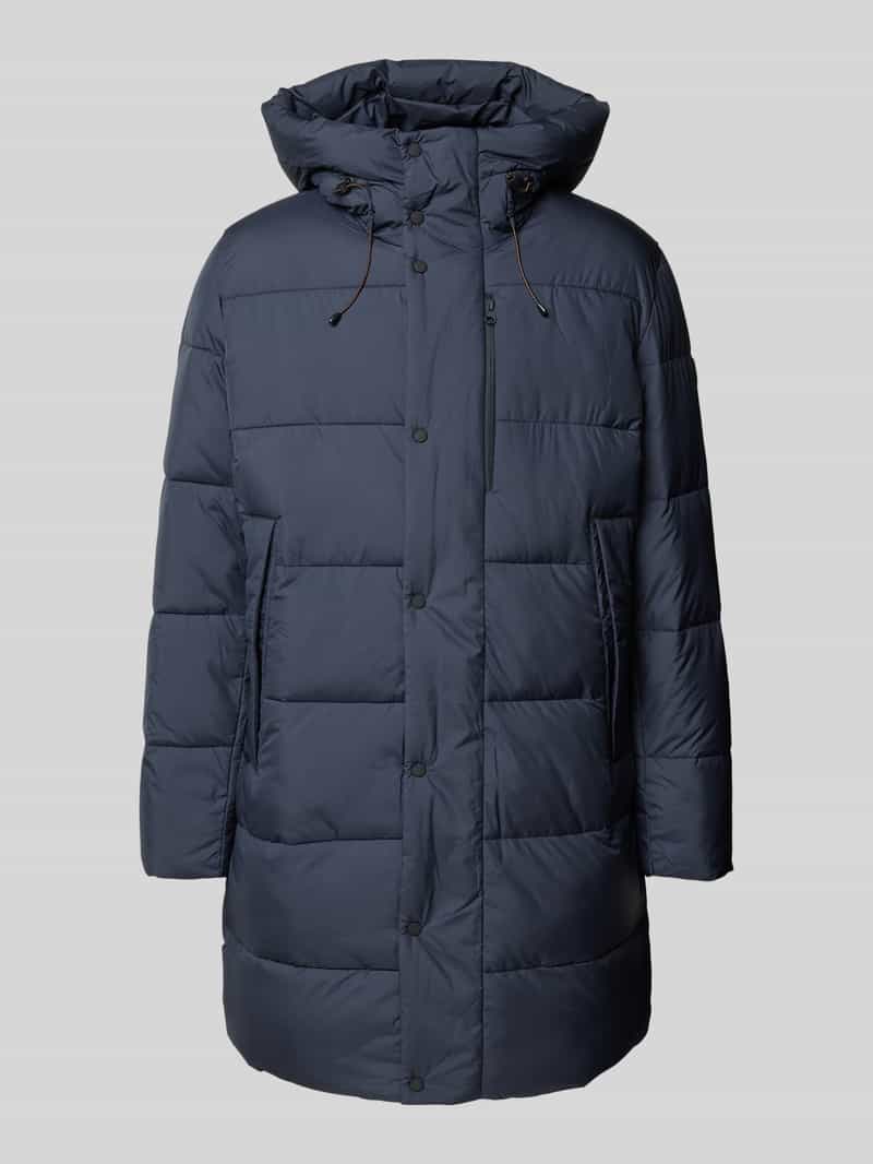 SAVE THE DUCK Gewatteerd jack met labeldetail model 'DAMON