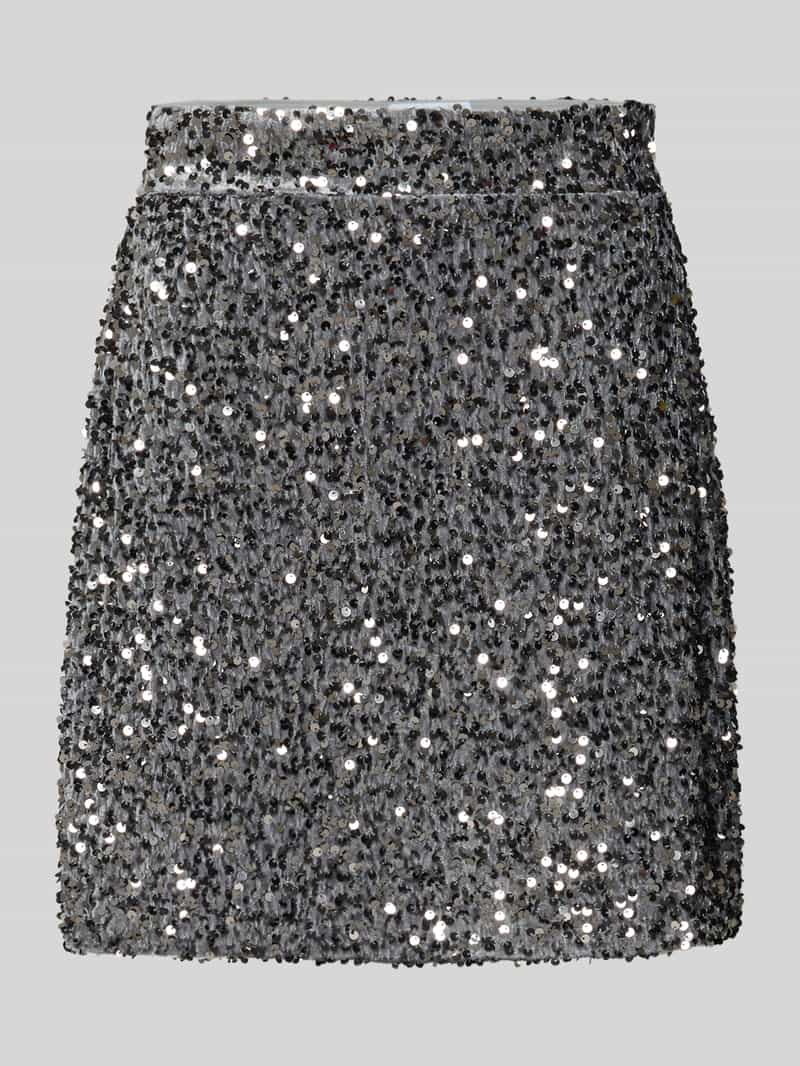 Vila High waist minirok met pailletten model 'FAITH'